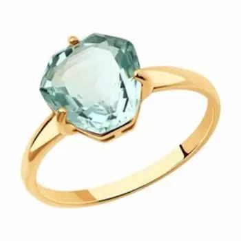 Золотое кольцо с аметистом