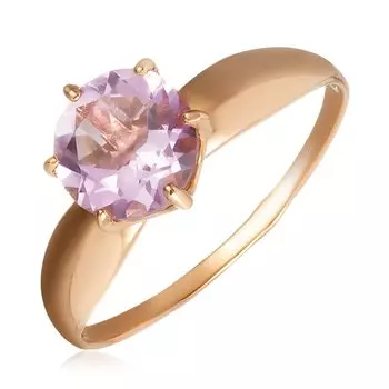 Золотое кольцо с аметистом