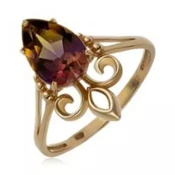 Золотое кольцо с аметрином