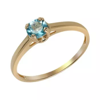 Золотое кольцо с апатитом