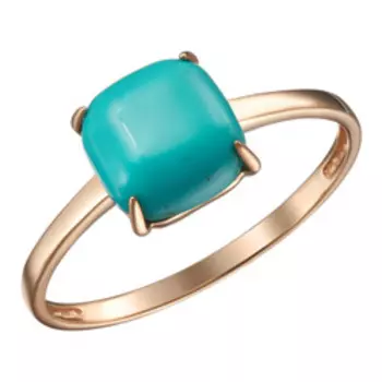 Золотое кольцо с бирюзой