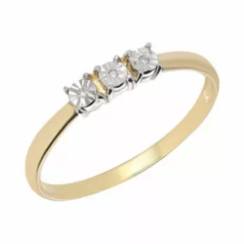 Золотое кольцо с бриллиантами