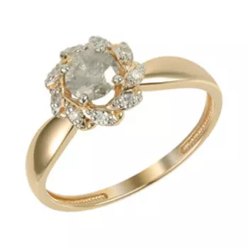 Золотое кольцо с бриллиантами