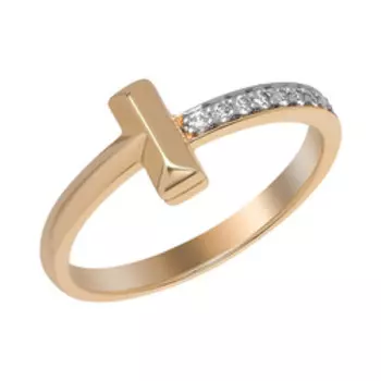 Золотое кольцо с бриллиантами