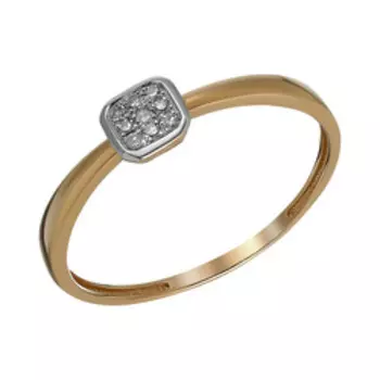 Золотое кольцо с бриллиантами