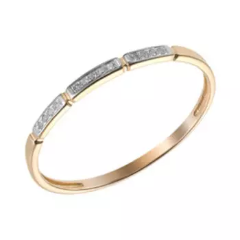 Золотое кольцо с бриллиантами