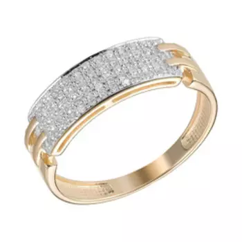 Золотое кольцо с бриллиантами