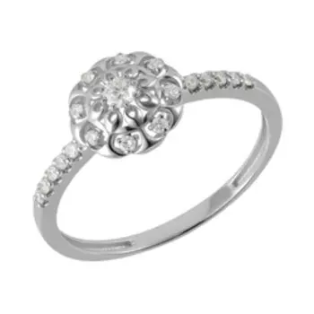 Золотое кольцо с бриллиантами