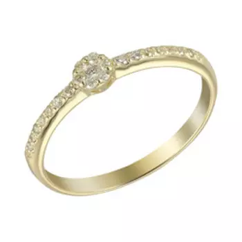 Золотое кольцо с бриллиантами