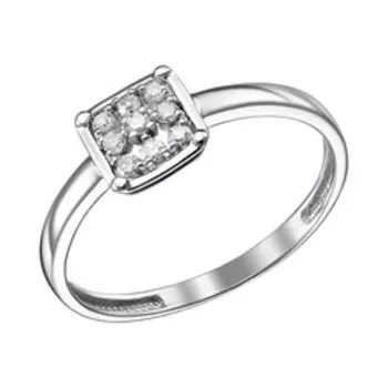 Золотое кольцо с бриллиантами