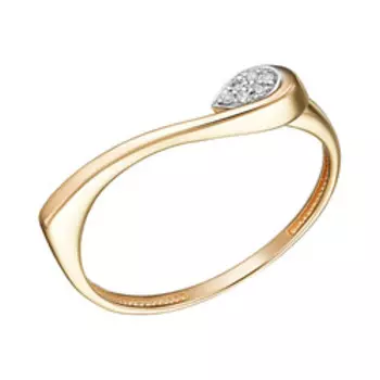 Золотое кольцо с бриллиантами