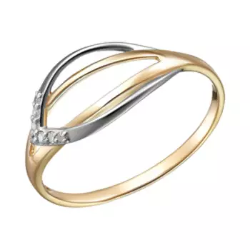 Золотое кольцо с бриллиантами