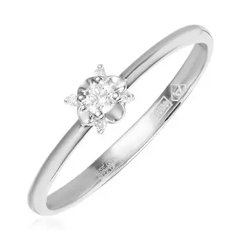 Золотое кольцо с бриллиантами