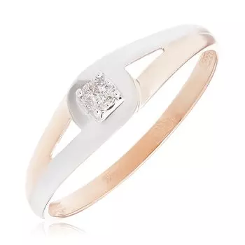 Золотое кольцо с бриллиантами