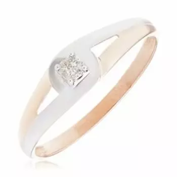 Золотое кольцо с бриллиантами