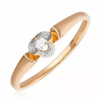 Золотое кольцо с бриллиантами