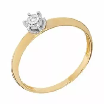 Золотое кольцо с бриллиантами