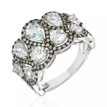 Золотое кольцо с бриллиантами