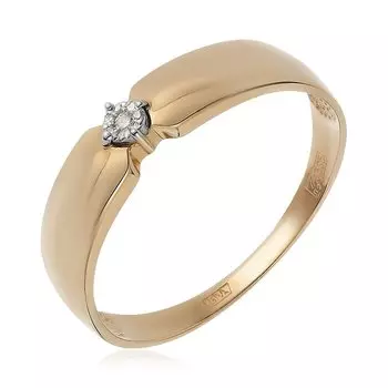 Золотое кольцо с бриллиантами