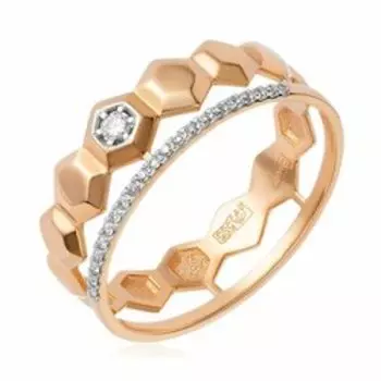 Золотое кольцо с бриллиантами