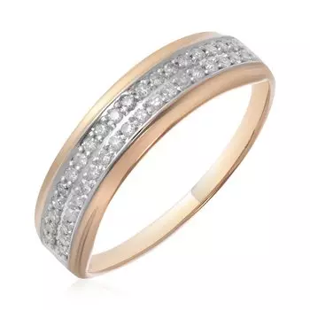 Золотое кольцо с бриллиантами