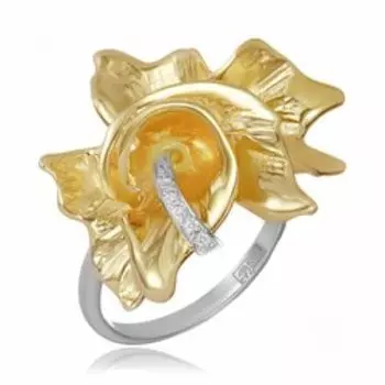 Золотое кольцо с бриллиантами