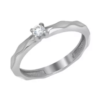 Золотое кольцо с бриллиантом