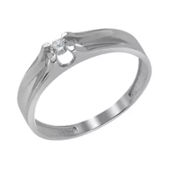 Золотое кольцо с бриллиантом