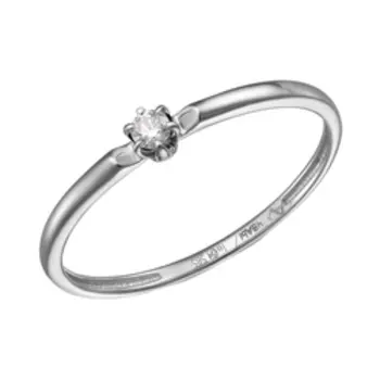 Золотое кольцо с бриллиантом