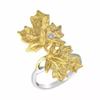 Золотое кольцо с бриллиантом