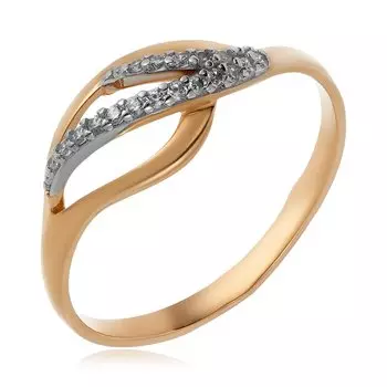 Золотое кольцо с цирконием