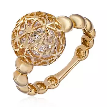 Золотое кольцо с цирконием