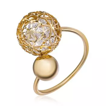 Золотое кольцо с цирконием