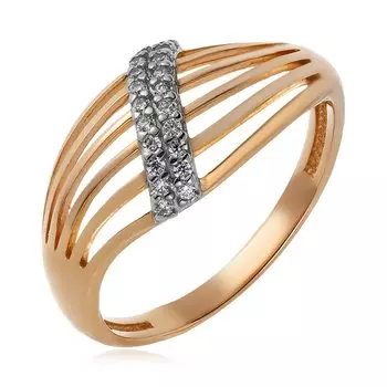 Золотое кольцо с цирконием