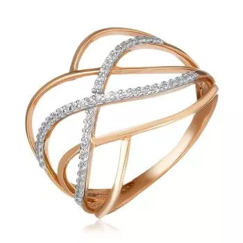 Золотое кольцо с цирконием