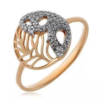 Золотое кольцо с цирконием