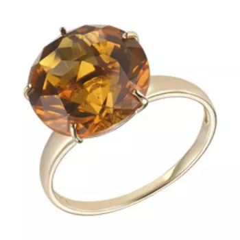 Золотое кольцо с цитрином