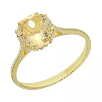 Золотое кольцо с гелиодором