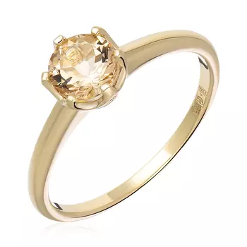 Золотое кольцо с гелиодором