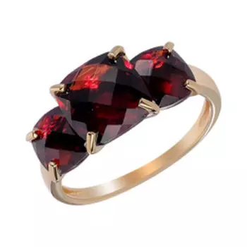 Золотое кольцо с гранатами