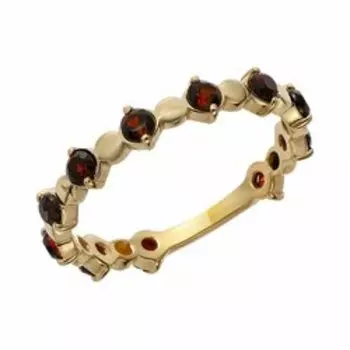 Золотое кольцо с гранатами