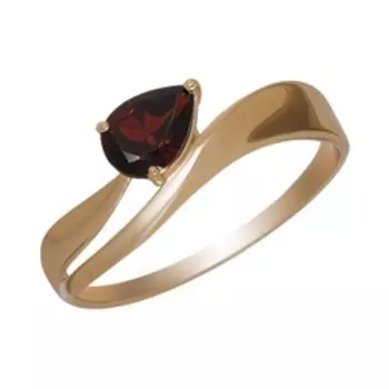 Золотое кольцо с гранатом