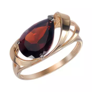 Золотое кольцо с гранатом