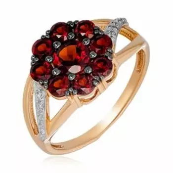 Золотое кольцо с гранатом