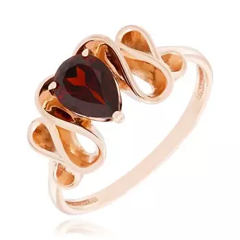 Золотое кольцо с гранатом