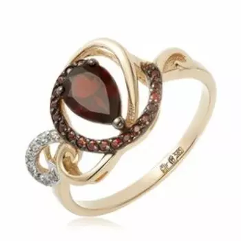 Золотое кольцо с гранатом
