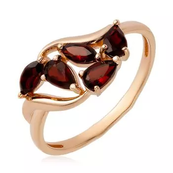 Золотое кольцо с гранатом