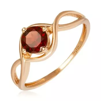 Золотое кольцо с гранатом