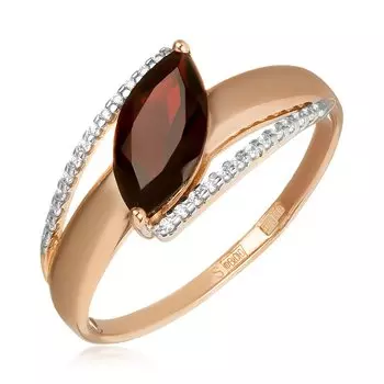 Золотое кольцо с гранатом