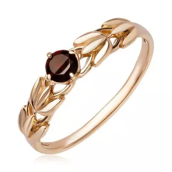 Золотое кольцо с гранатом